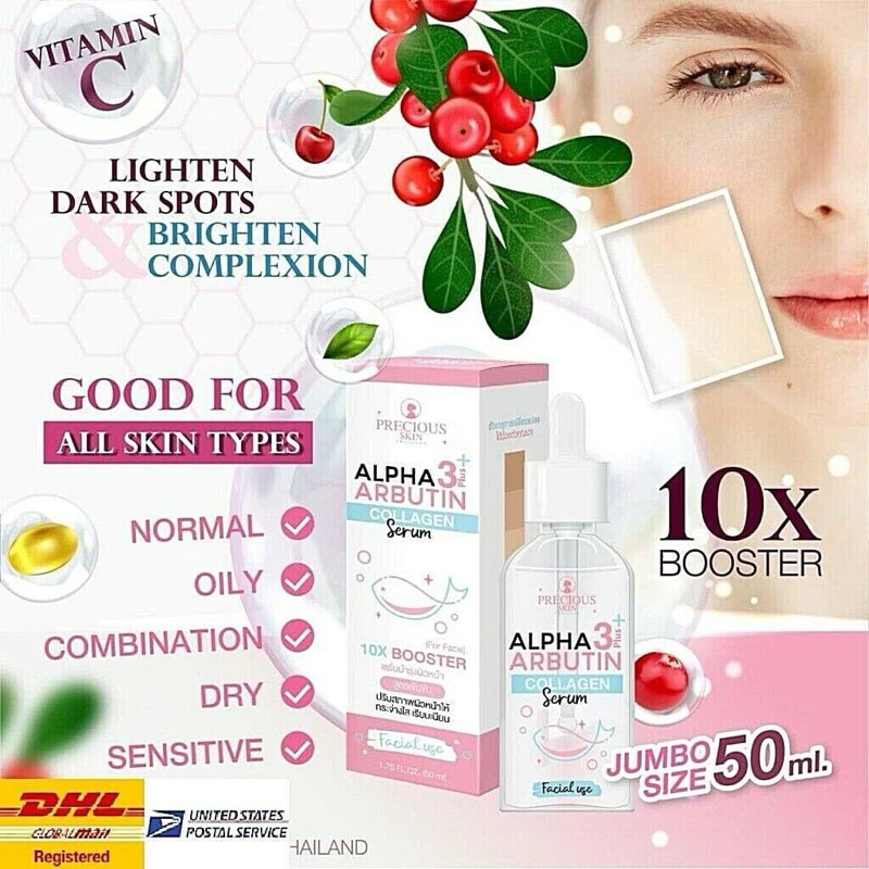 Serum Trắng Da Mờ Nám Alpha Arbutin 3 Plus+ 50ml Hàng Thái - Ảnh 3