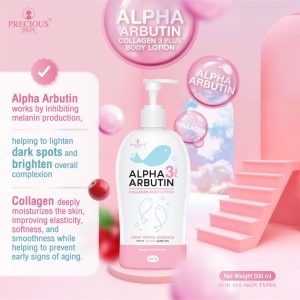 Sữa Dưỡng Thể Alpha Arbutin 3 Plus+ Collagen 500ml Hàng Thái