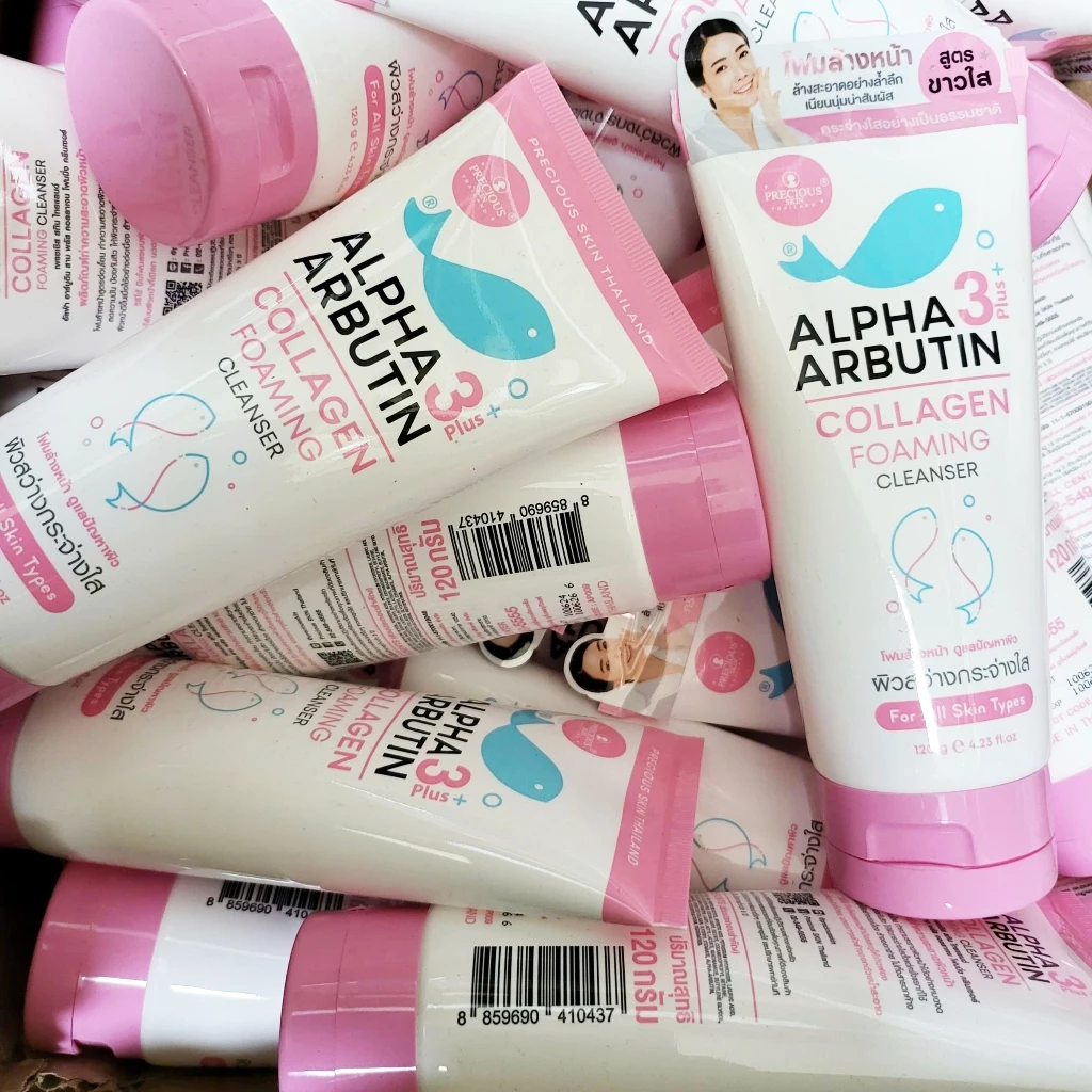 Sữa rửa mặt trắng da Alpha Arbutin 3 Plus+ 120ml Hàng Thái - Ảnh 7