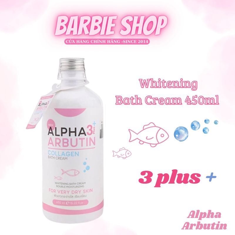 Sữa Tắm Trắng Da Alpha Arbutin 3 Plus+ 350ml Hàng Thái