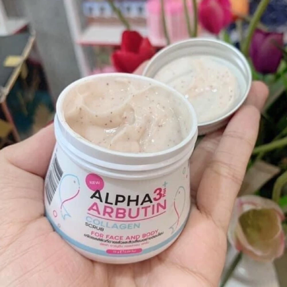 Tẩy Tế Bào Chết Alpha Arbutin 3 Plus+ Collagen Scrub 50g Hàng Thái - Ảnh 5