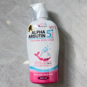 Sữa dưỡng thể Alpha Arbutin Collagen Body Serum 5+ Plus 500ml Hàng Thái