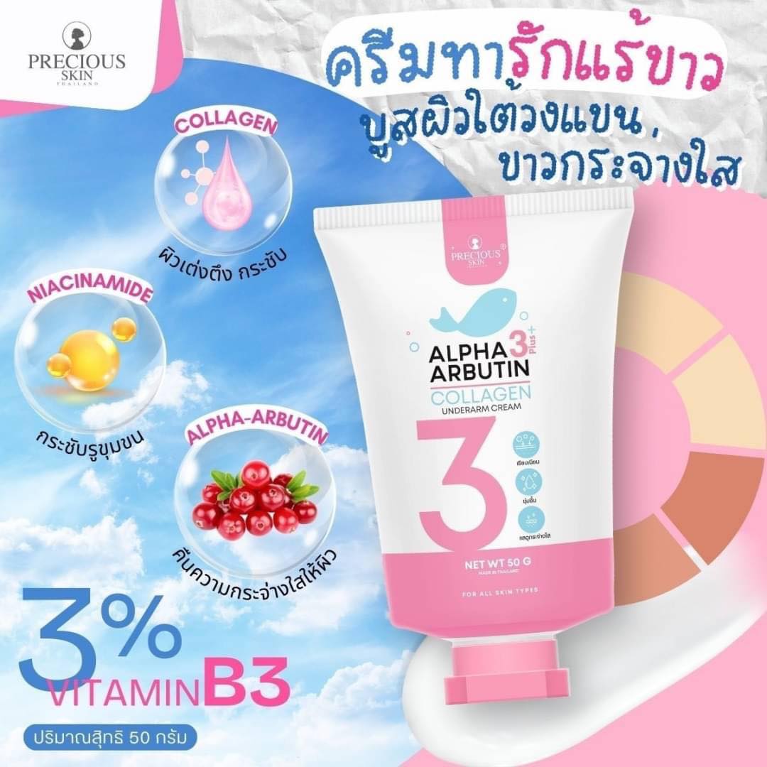 Kem trị thâm nách Alpha Arbutin 3 Plus+ Collagen 50g Hàng Thái